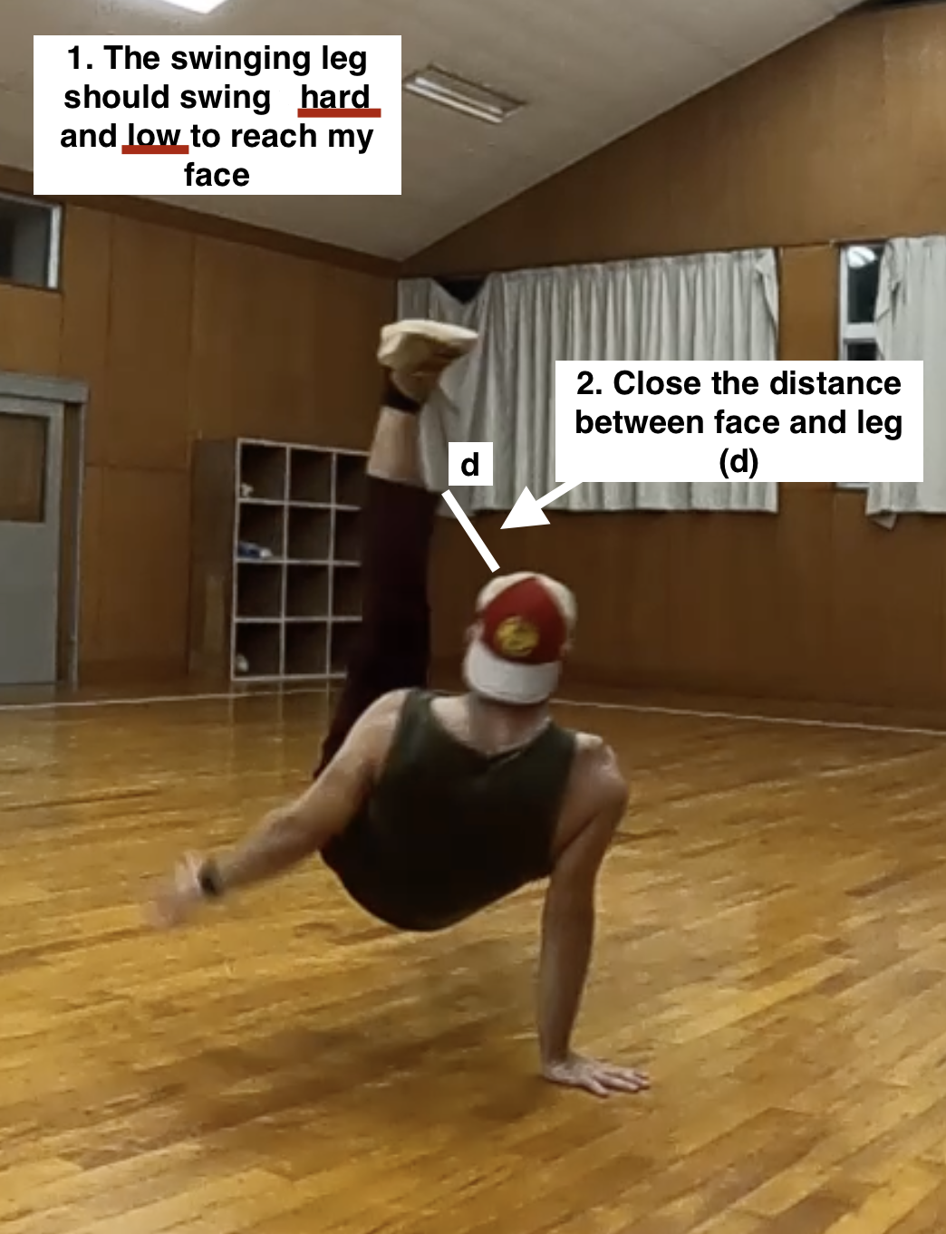 Close to face