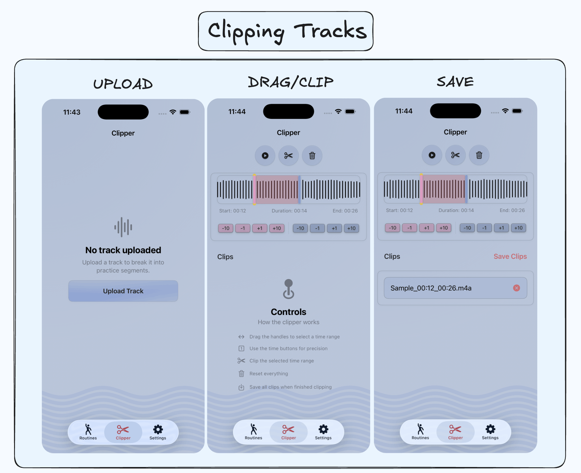 Clipping audio